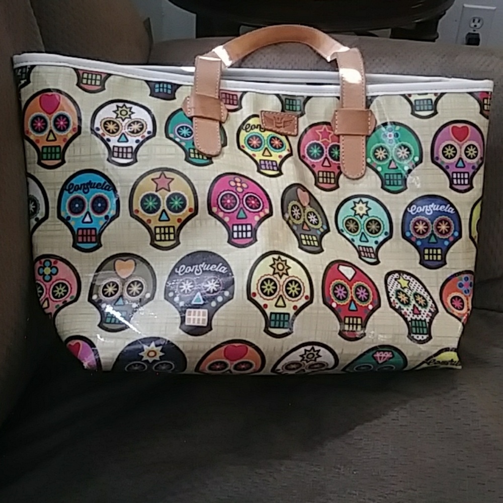 Large sugar skull bag
